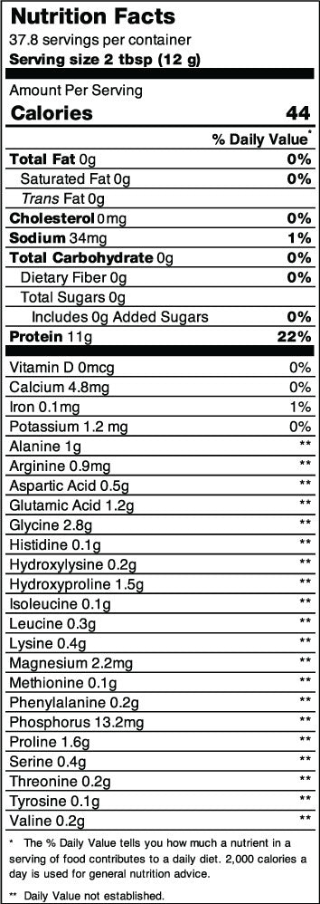 re-clean-collagen-supplement-facts