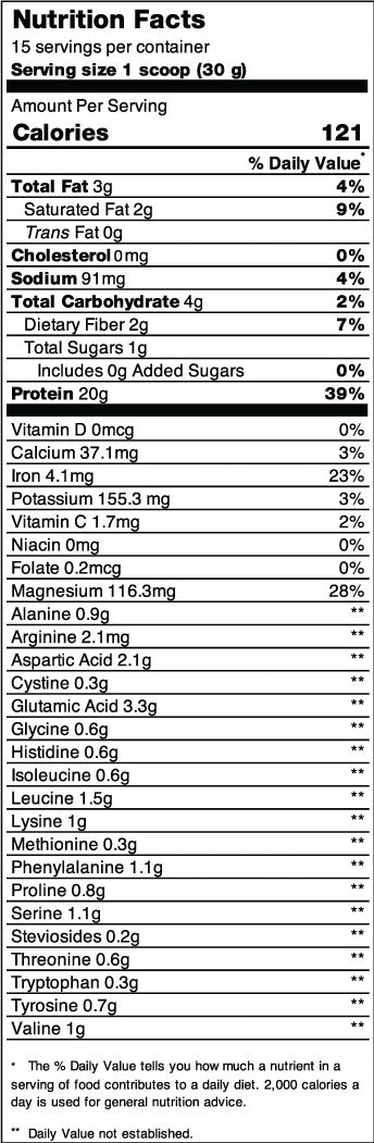 re-clean-vegan-protein-vanilla-supplement-facts