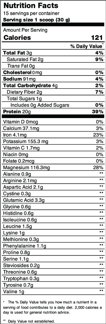 re-clean-vegan-protein-vanilla-supplement-facts